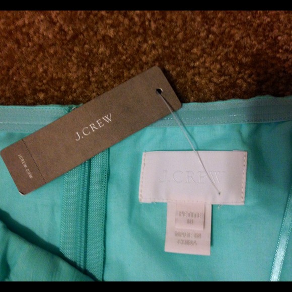 J. CREW Original Taryn Mint dress in silk chiffon - Picture 4 of 4