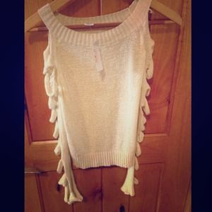 Kaitlyn sweater with cut outs NWT