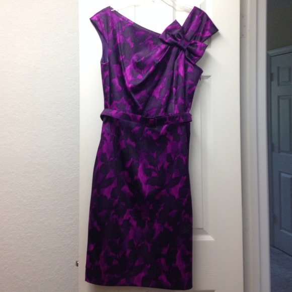 Amethyst purple cocktail dress