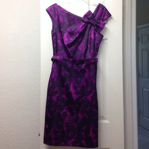 Amethyst purple cocktail dress
