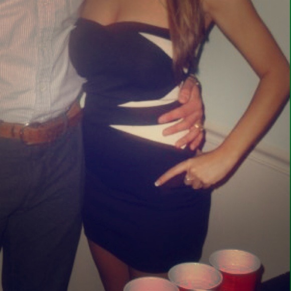 SOLD on other site !!! ❎Black/white cocktail dress