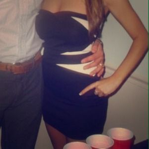 SOLD on other site !!! ❎Black/white cocktail dress