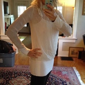 Additional pics of white silk blouse....