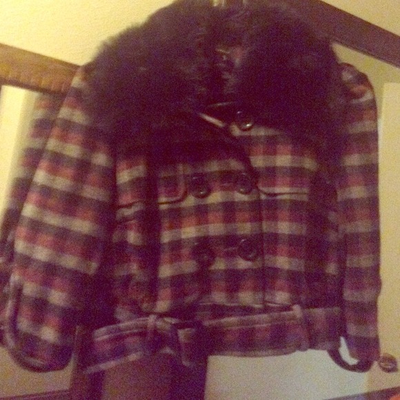 Winter coat with faux fur