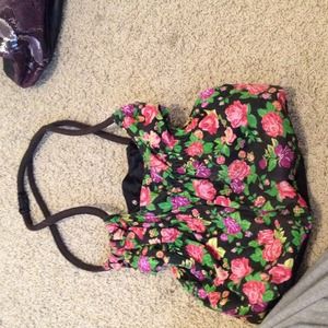 Floral purse