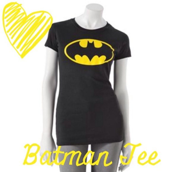 Junior Sized Batman Logo Tee