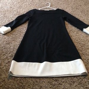 **HOLD** Black and white dress