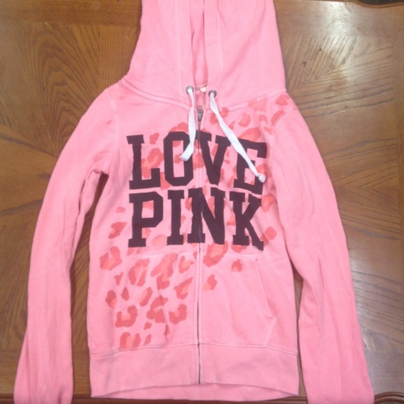 🚫SOLD🚫🎀VS Love Pink Zipup🎀 - Picture 1 of 4