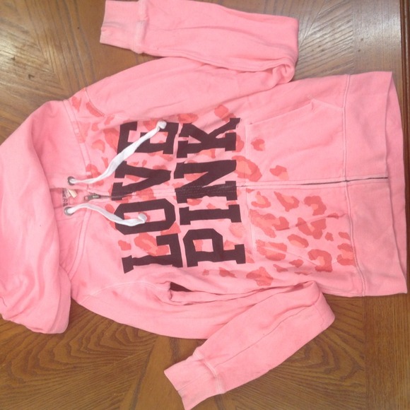 🚫SOLD🚫🎀VS Love Pink Zipup🎀 - Picture 3 of 4