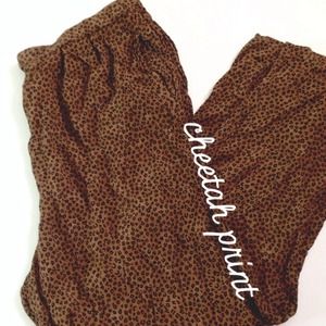 Cheetah Print Pants