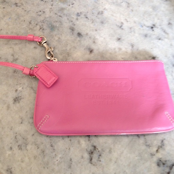 SOLD in bundle  Authentic Coach Wristlet