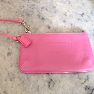 SOLD in bundle  Authentic Coach Wristlet