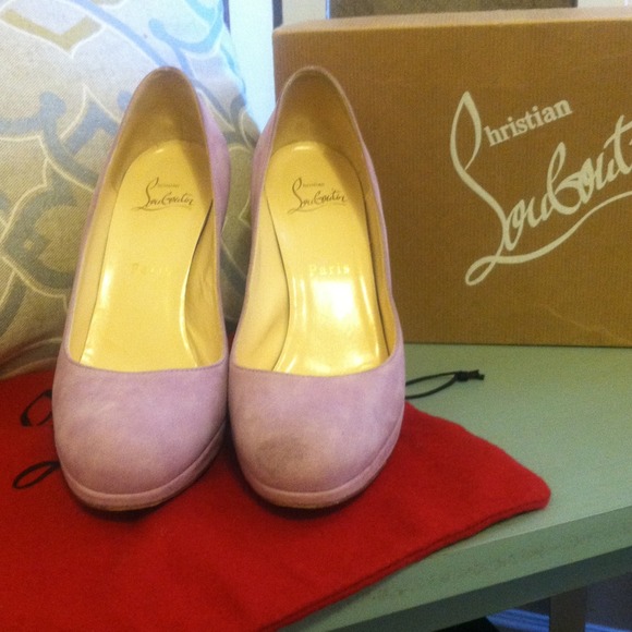 ⬇Christian Louboutin Simple Pump 120 - Suede Lilac - Picture 2 of 4