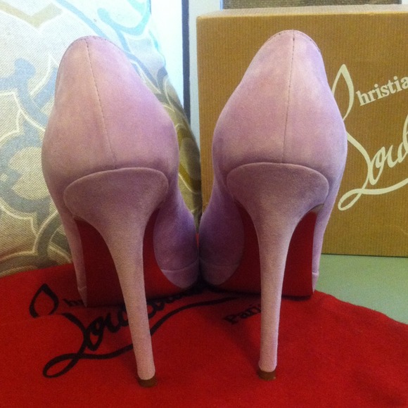 ⬇Christian Louboutin Simple Pump 120 - Suede Lilac - Picture 3 of 4