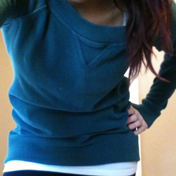 green pullover hoodie