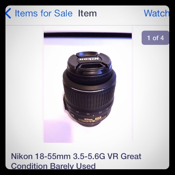 SOLD 🚫🚫🚫Nikon 18-55mm lens