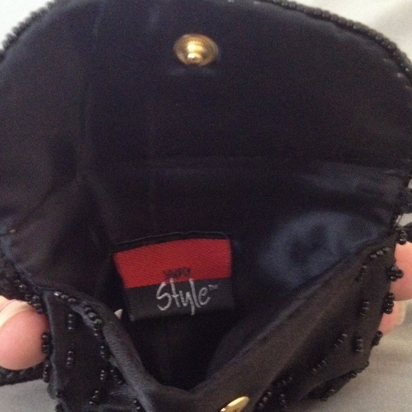 Mini Beaded Evening Purse - Picture 3 of 3