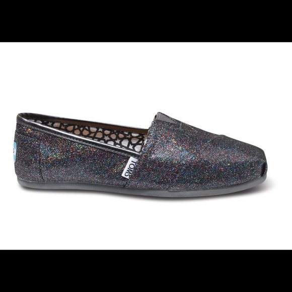 TOMS black RAINBOW SPARKLE ✨ - Picture 2 of 2