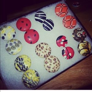 Pick your pattern for your Button Earrings