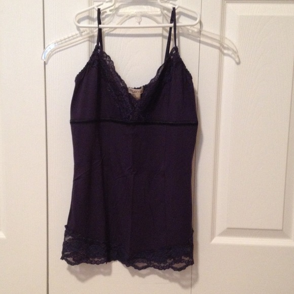 Lace trim tank top