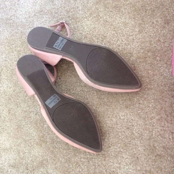 Shoes - BNWB Blush Ankle Strap Flats Shoes - BNWB Blush Ankle Strap Flats
