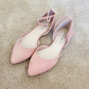 Shoes - BNWB Blush Ankle Strap Flats Shoes - BNWB Blush Ankle Strap Flats