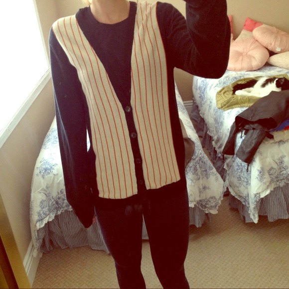 MENS Ben Sherman Retro Button Up Sweater