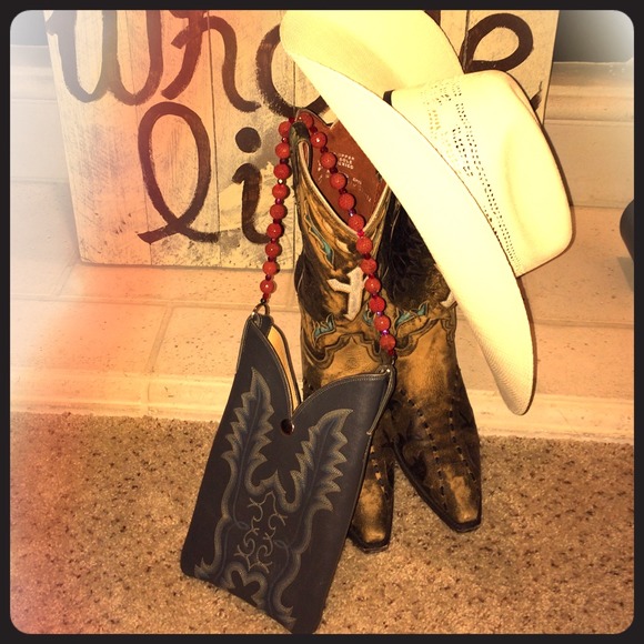 Host Pick- Justin boots-Cowgirl boot purse