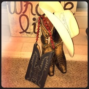Host Pick- Justin boots-Cowgirl boot purse