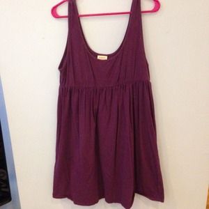 Plus-Size Purple Mini Tank Dress!