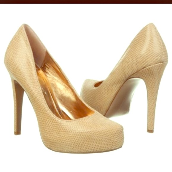BCBG Cashew/Sandalwood/ Lizard "Parade Pump"