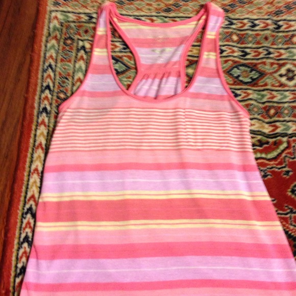 ❌❌SOLD❌❌American Eagle striped racerback tank top