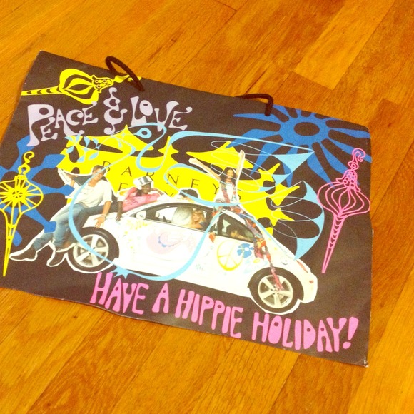 Authentic Barney's New York poster.