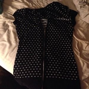 Reversible zip-up hoodie