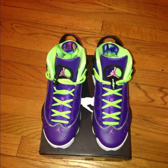 NIKE AIR JORDAN 6 RINGS (BEL-AIR) Size :4.5 GS NIB - Picture 3 of 4