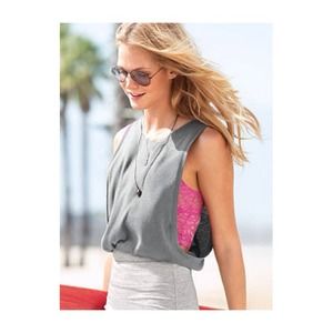 VS WHITE Open Side Tank Top