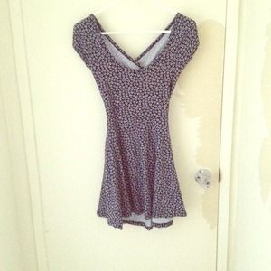 Brandy Melville Navy Floral Bethan Dress NWT