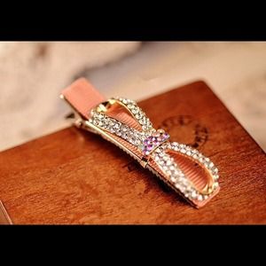 Cute Rhinestone Bowknot Hairpin Hair Accessories