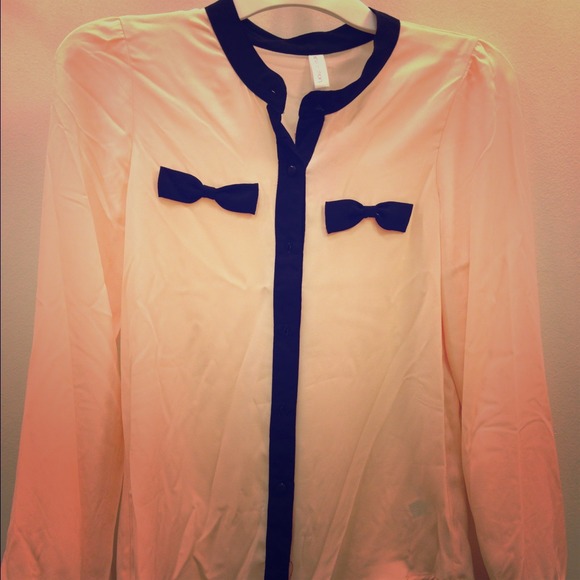 light pink sheer long sleeve