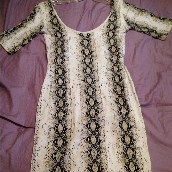 Bebe snake dress