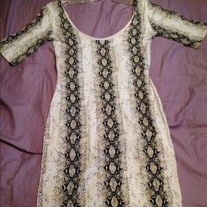 Bebe snake dress