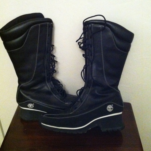 Timberland black riding boots NWOT