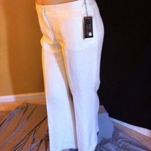ETCETERA White wide leg slacks