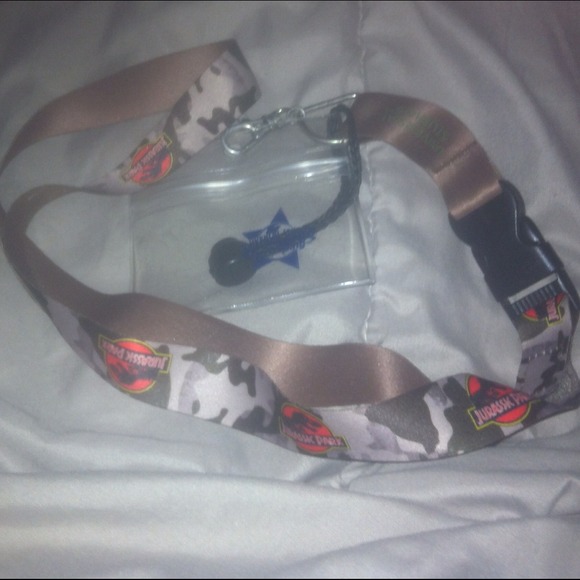 Jurassic park lanyard