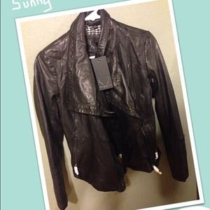 ‼️Brand New‼️BOD & CHRISTENSEN Leather Jacket‼️🔝