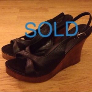 ==Bundled== Bakers Brand Black Leather Wedges
