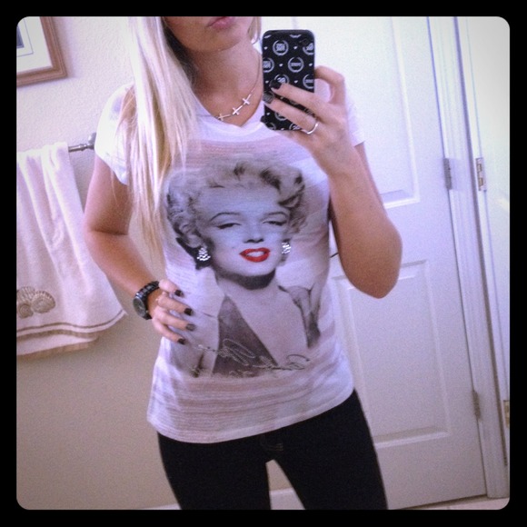 Marilyn Monroe rhinestone shirt!