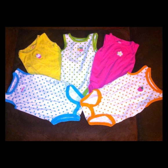 Colorful onesie's