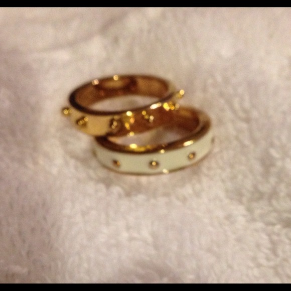 Kate Spade Gold Plated and Enamel Rings s8. - Picture 2 of 2