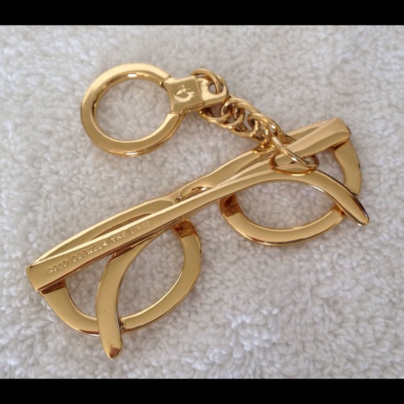 kate spade Accessories Gold Plated Glasses Key Chain Fob Poshmark